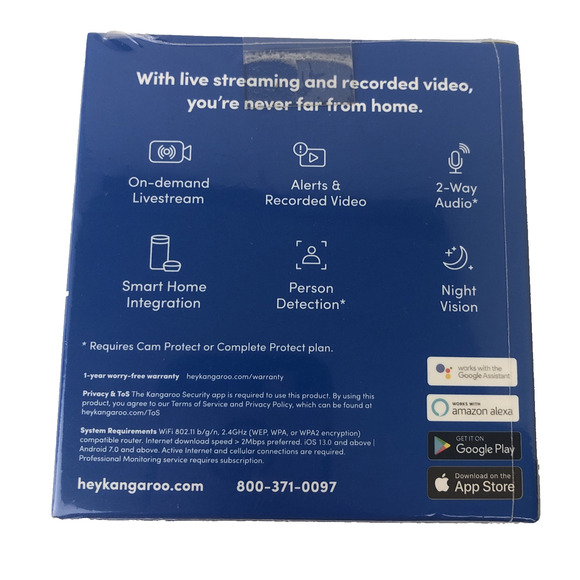 Kangaroo Indoor Outdoor Wired Security Camera 1080p HD Video Cam A0009 - Picture 2 of 7